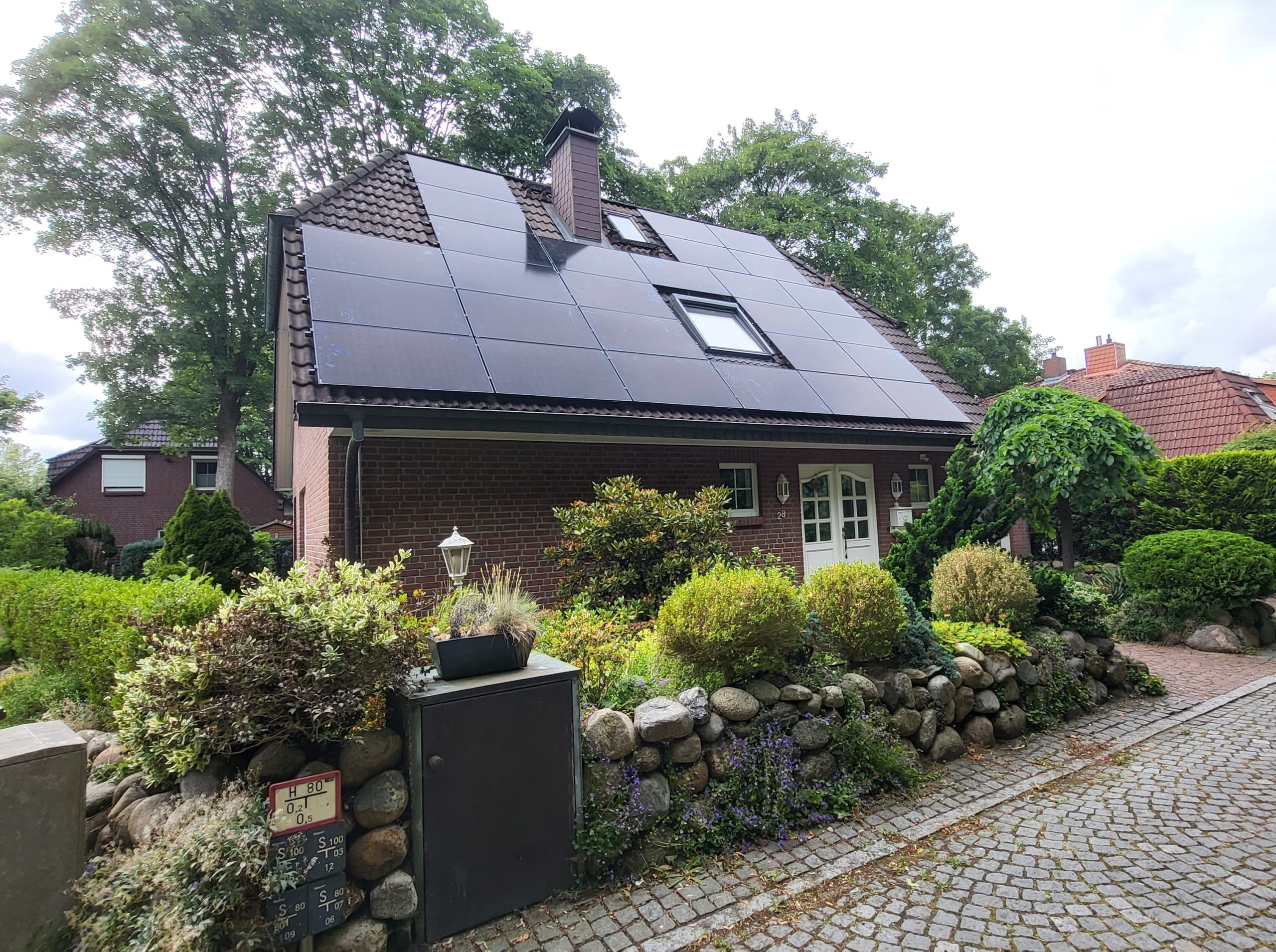 Eine 12 kWp Anlage in Norderstedt.